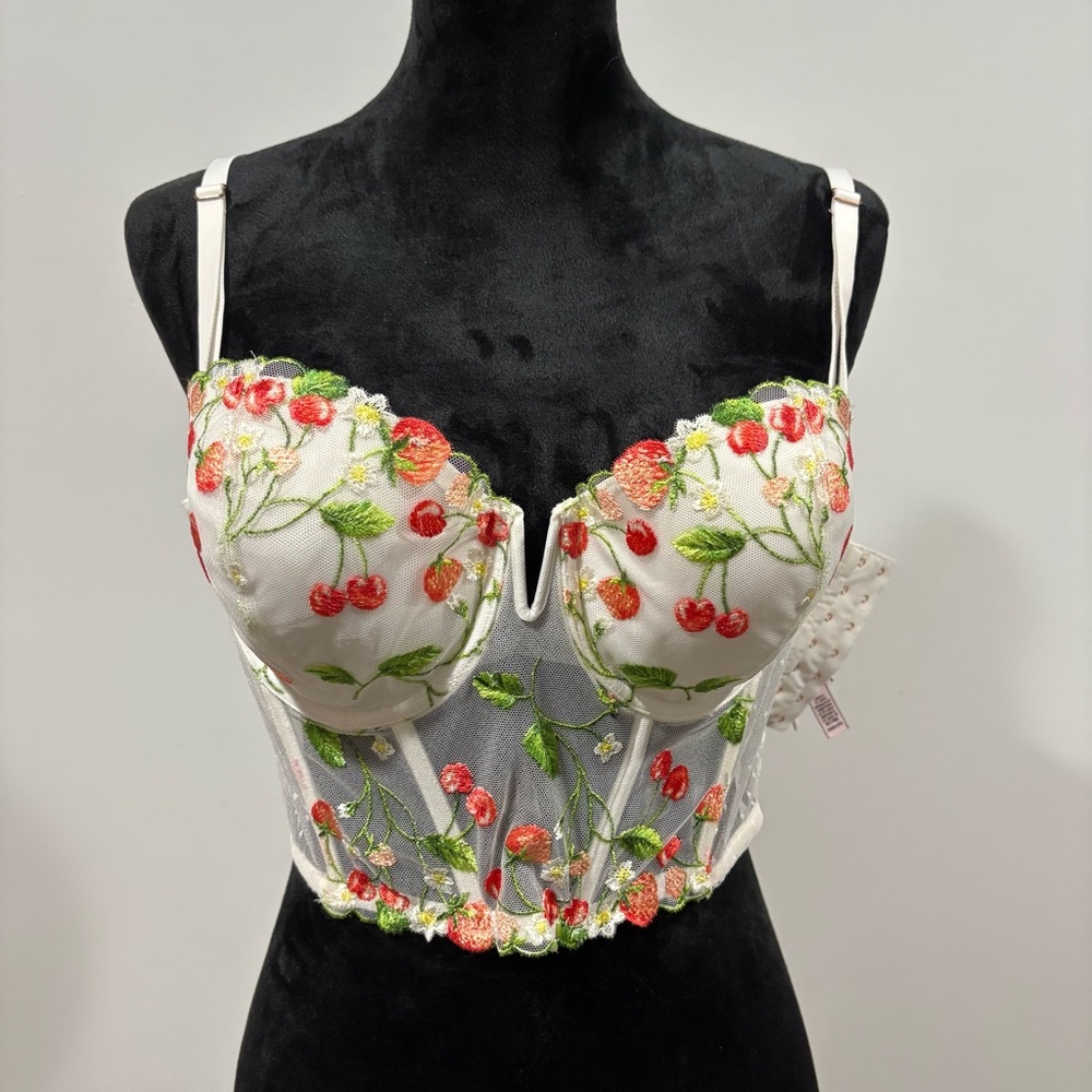 Victoria's Secret Dream Angels Strawberry Cherry Bustier